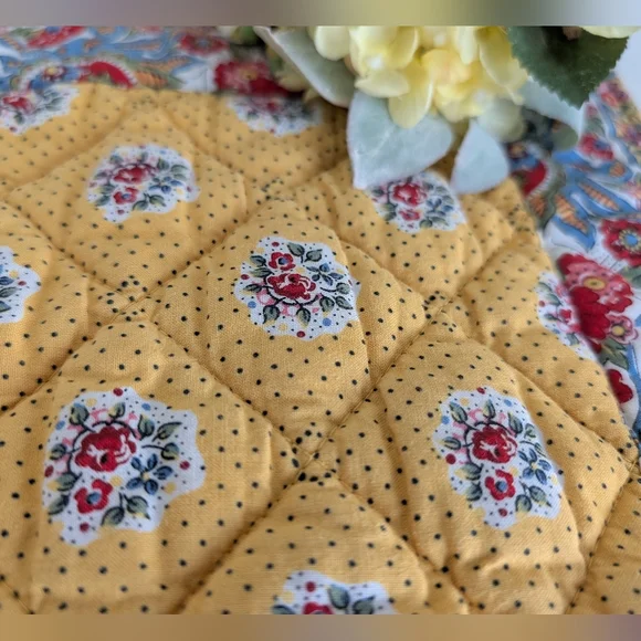Pierre Deux Vintage French Provincial Quilted Placemats Set 2 Provence Country - Picture 4 of 14
